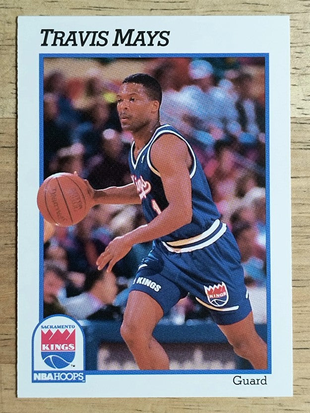 1991-92 Hoops #184 Travis Mays