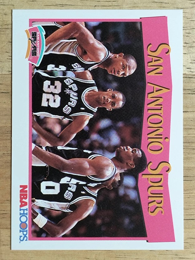 1991-92 Hoops #297 San Antonio Spurs TC