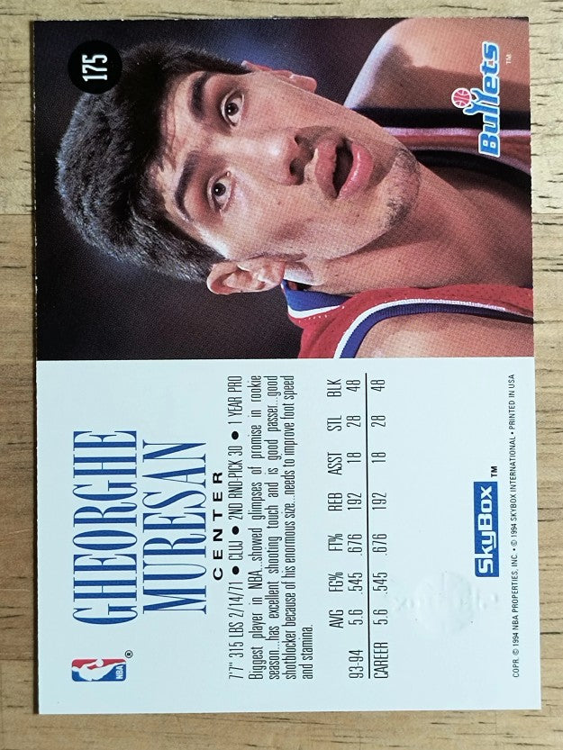 1994-95 SkyBox Premium #175 Gheorghe Muresan