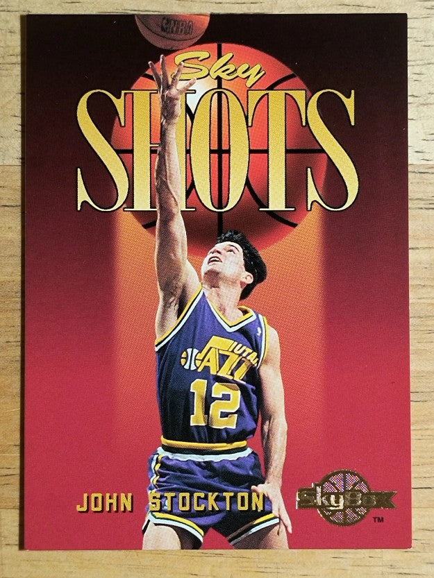 1994-95 SkyBox Premium #324 John Stockton SSH