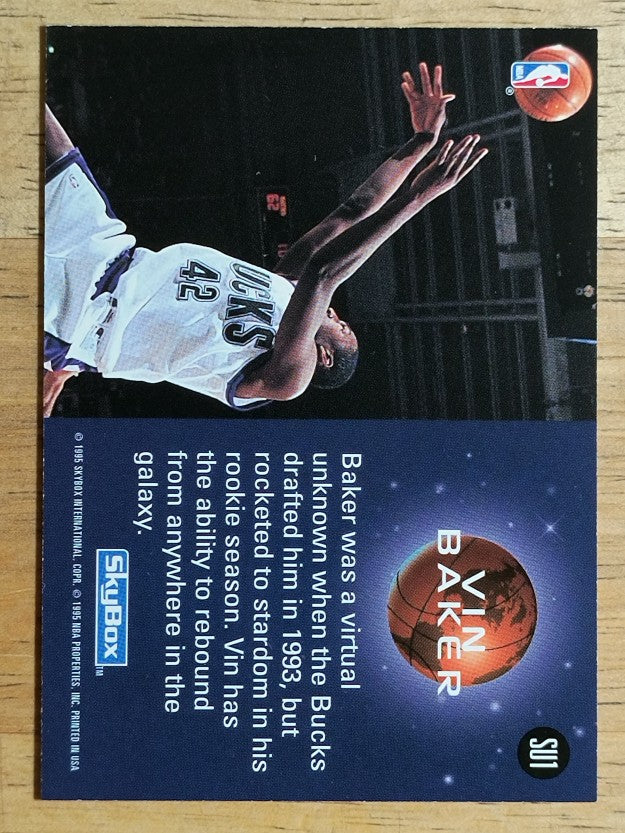 1994-95 SkyBox Premium Slammin' Universe #SU1 Vin Baker