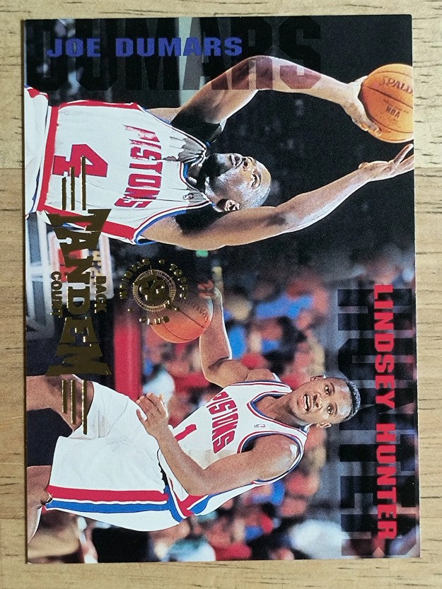 1994-95 Stadium Club #229 Lindsey Hunter BCT/Joe Dumars