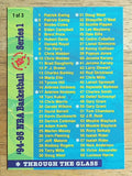 1994-95 Stadium Club Checklists #S11 Series One 1