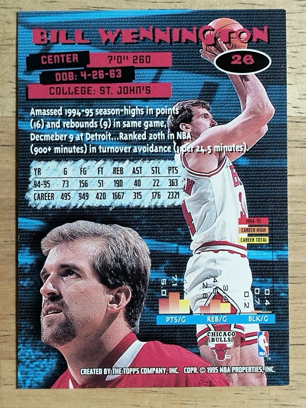1995-96 Stadium Club #26 Bill Wennington