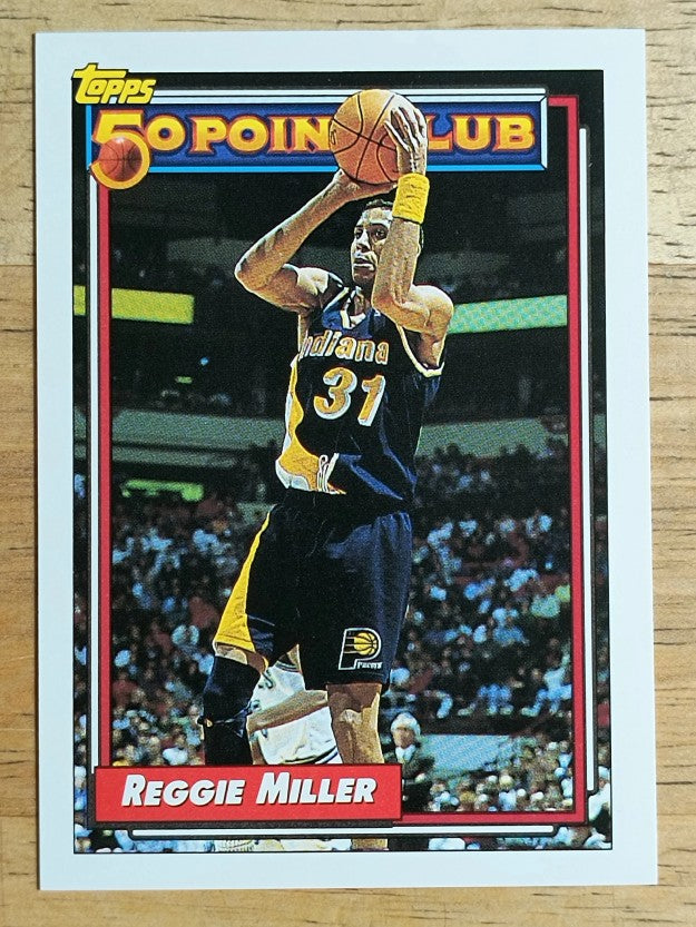 1992-93 Topps #215 Reggie Miller 50P