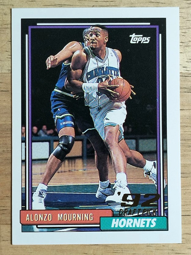 1992-93 Topps #393 Alonzo Mourning RC (NM)