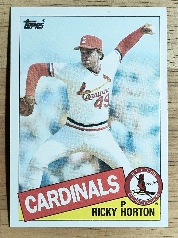 1985 Topps #321 Ricky Horton