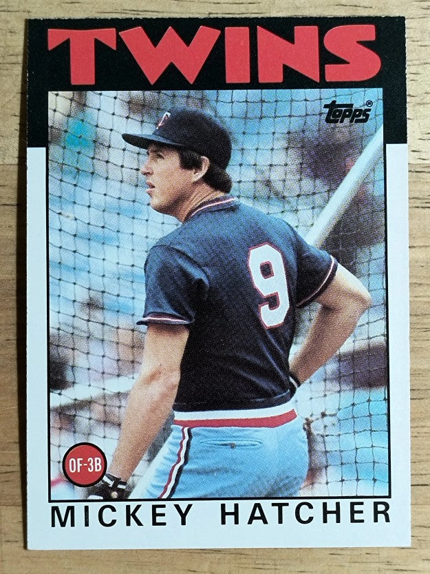 1986 Topps #356 Mickey Hatcher