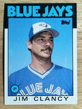 1986 Topps #412 Jim Clancy