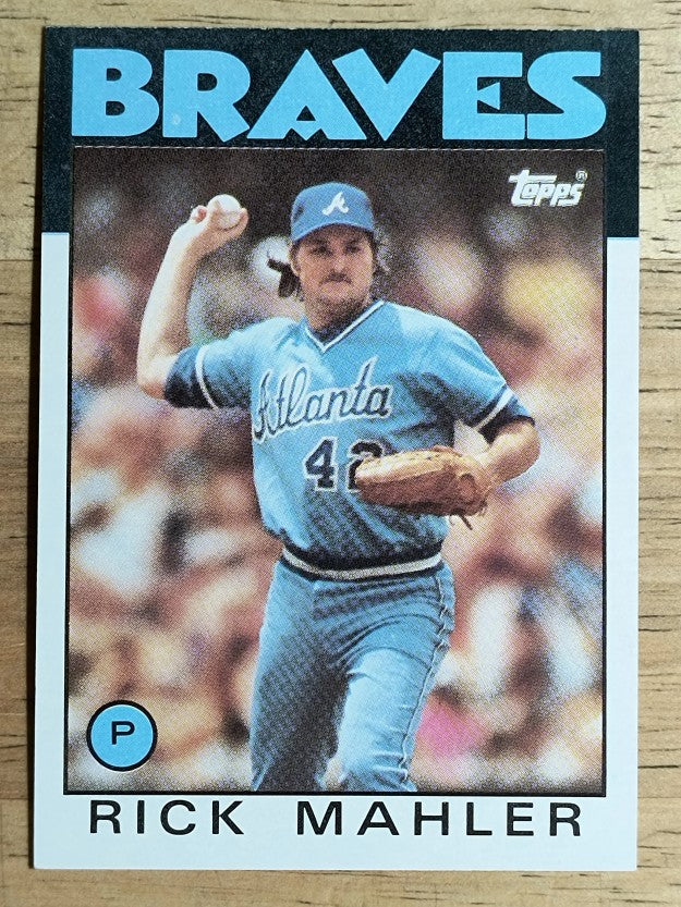 1986 Topps #437 Rick Mahler