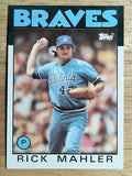 1986 Topps #437 Rick Mahler