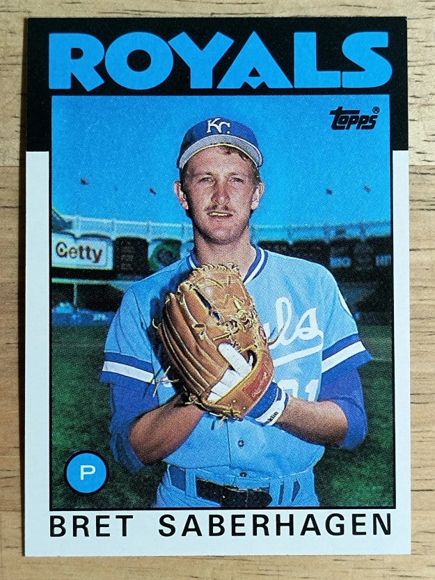 1986 Topps #487 Bret Saberhagen