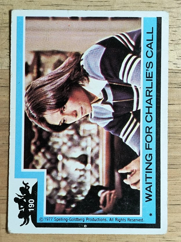 1977 Topps Charlie's Angels #190 Waiting for Charlie's Call (VG)