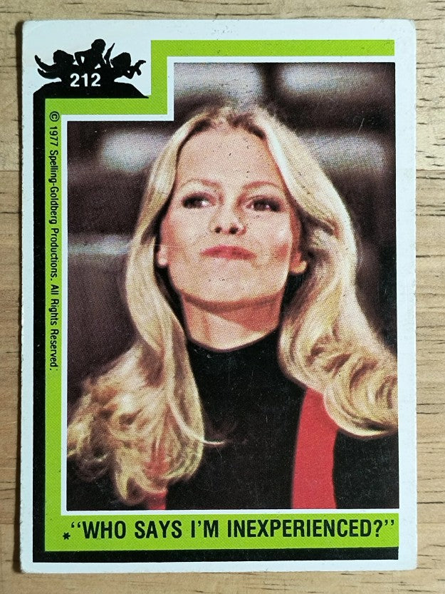 1977 Topps Charlie's Angels #212 Who Says I'm Inexperienced (VG)
