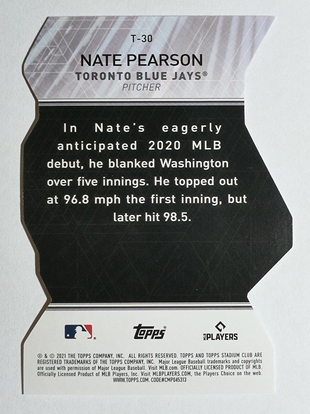 2021 Stadium Club Triumvirates #T30 Nate Pearson