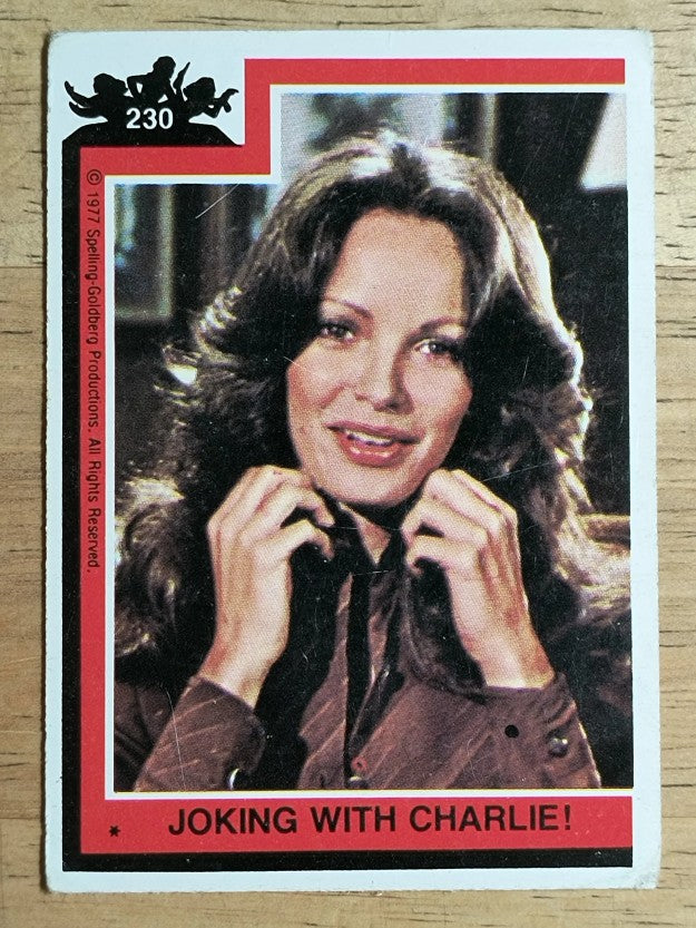 1977 Topps Charlie's Angels #230 Joking With Charlie (GOOD)