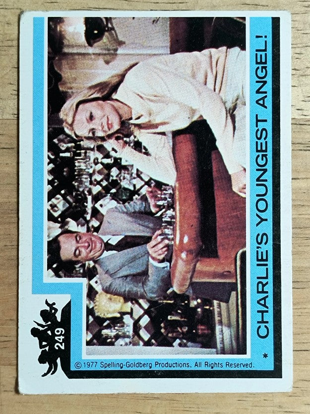 1977 Topps Charlie's Angels #249 Charlie's Youngest Angel! (VG)