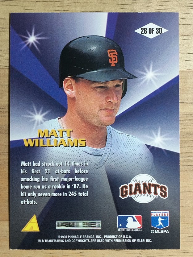 1996 Score Diamond Aces #26 Matt Williams