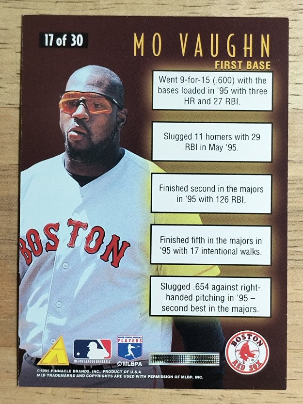 1996 Score Numbers Game #17 Mo Vaughn