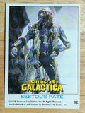 1978 Topps Battlestar Galactica #92 Seetol's Fate (EXMT)