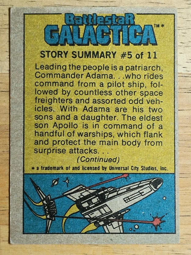 1978 Topps Battlestar Galactica #100 Destroy The Human Vermin (EX)