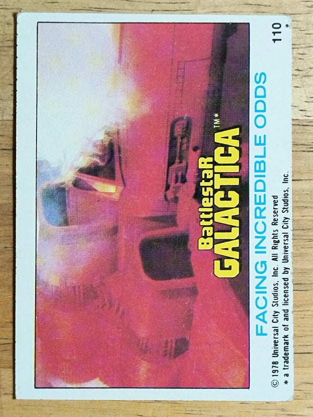 1978 Topps Battlestar Galactica #110 Facing Incredible Odds (VGEX)