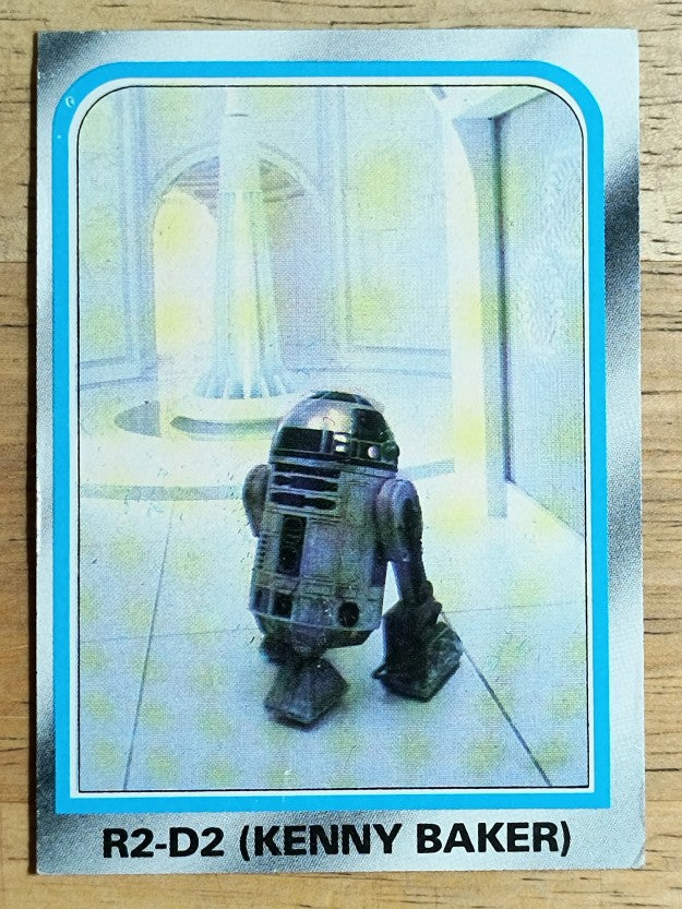 1980 Topps Star Wars Empire Strikes Back #229 Kenny Baker as R2-D2 (GOOD)