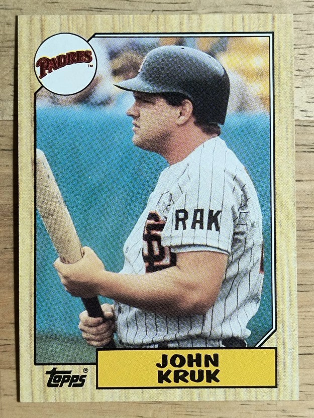 1987 Topps #123 John Kruk RC