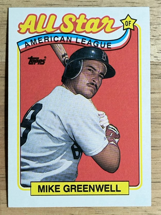 1989 Topps #402 Mike Greenwell AS