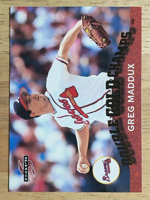 1995 Score Double Gold Champs #GC6 Greg Maddux