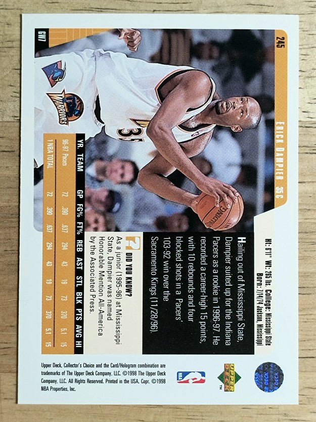 1997-98 Collector's Choice #245 Erick Dampier