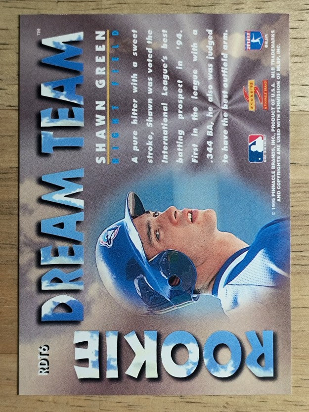 1995 Score Rookie Dream Team #RDT6 Shawn Green