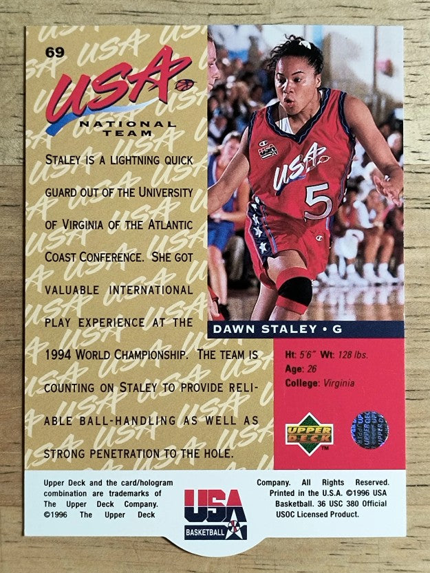 1996 Upper Deck USA #69 Dawn Staley (NM)