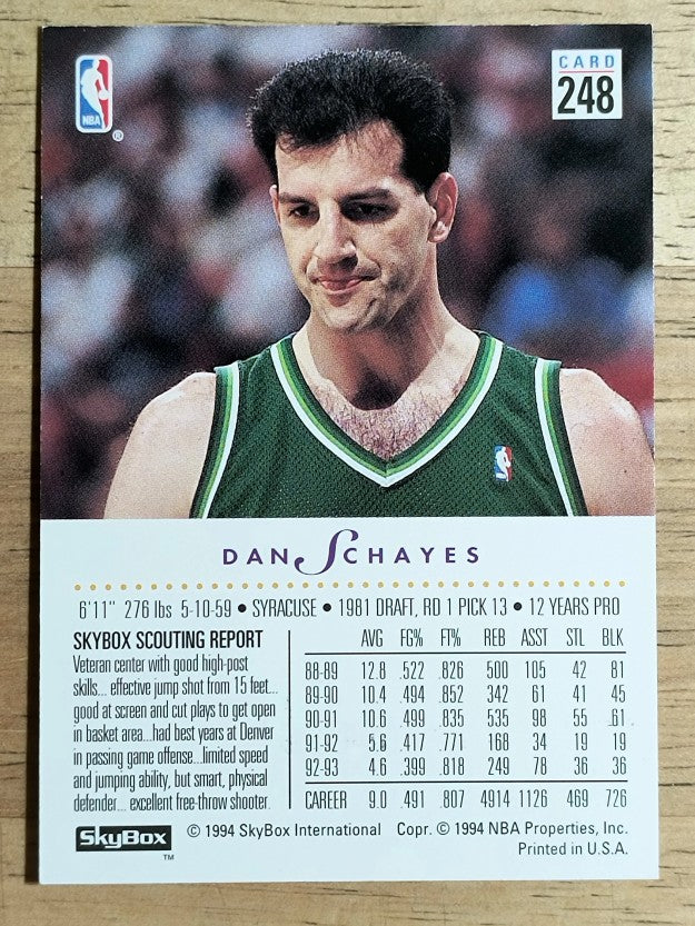 1993-94 SkyBox Premium #248 Danny Schayes