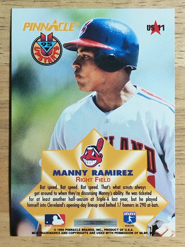 1995 Pinnacle Upstarts #US11 Manny Ramirez