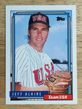 1992 Topps Traded #2T Jeff Alkire USA RC