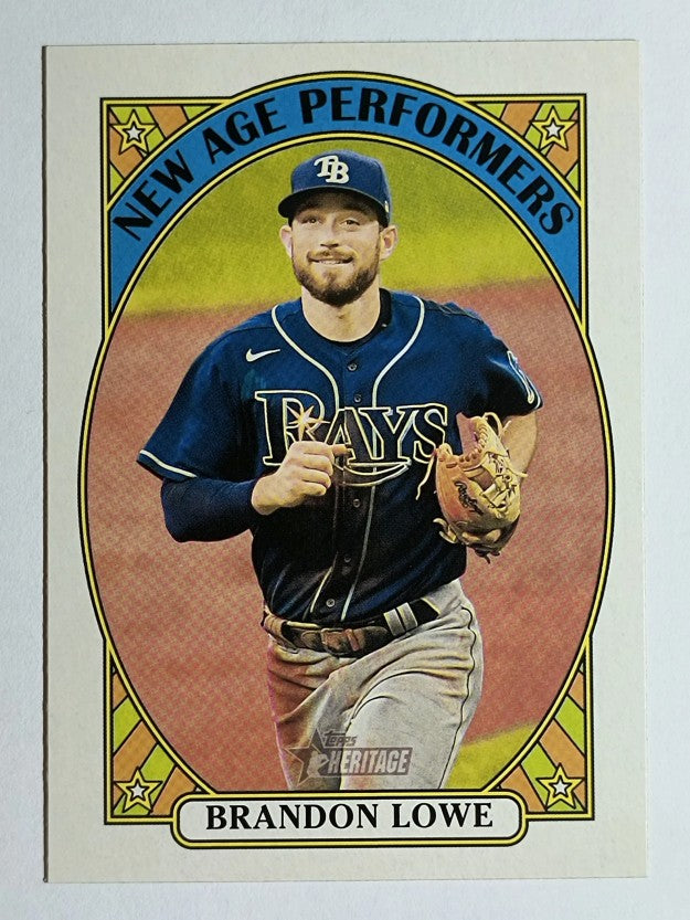 2021 Topps Heritage New Age Performers #NAP11 Brandon Lowe
