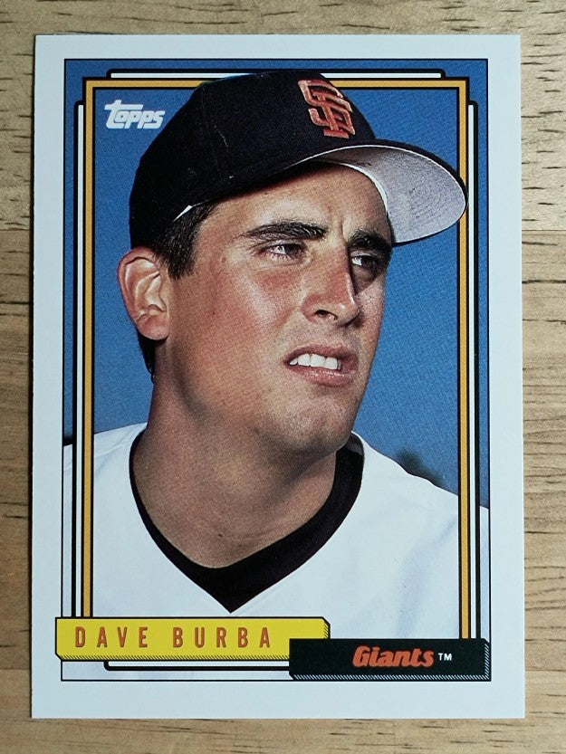 1992 Topps Traded #18T Dave Burba