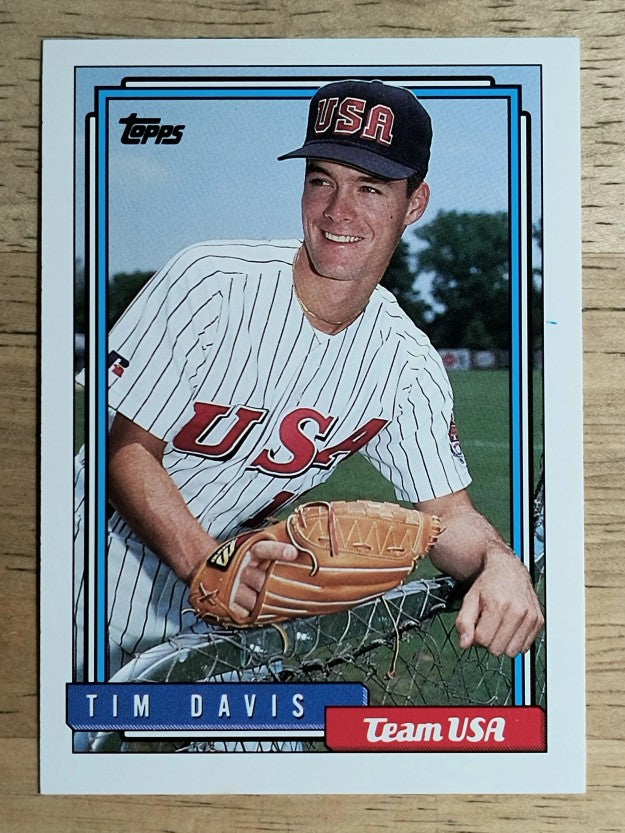 1992 Topps Traded #27T Tim Davis USA RC
