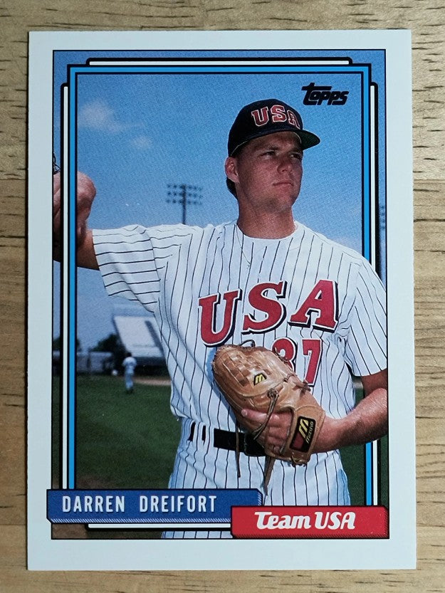 1992 Topps Traded #29T Darren Dreifort USA