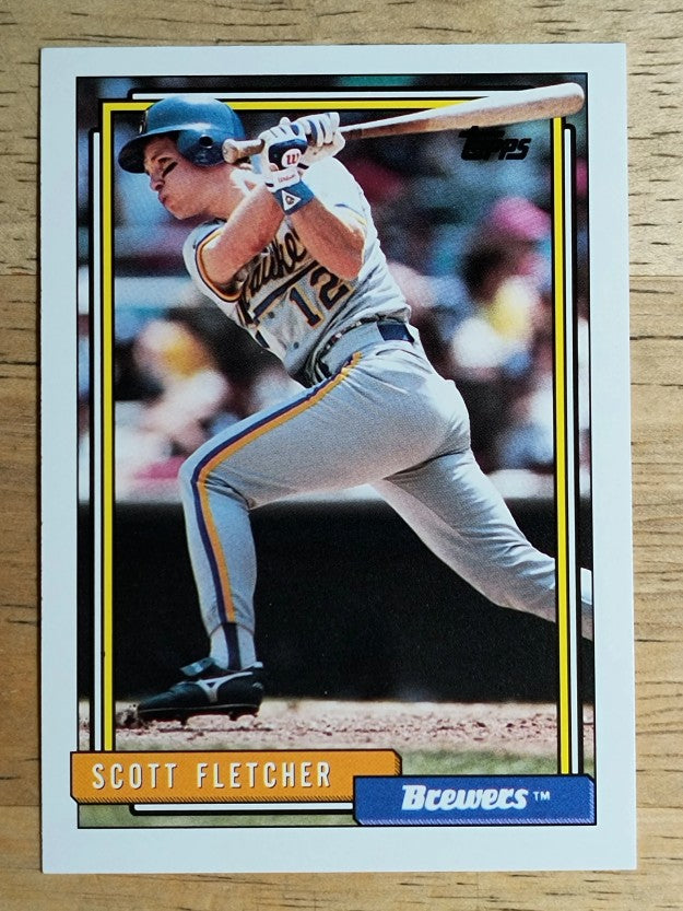 1992 Topps Traded #34T Scott Fletcher
