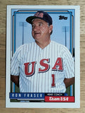 1992 Topps Traded #35T Ron Fraser USA CO RC