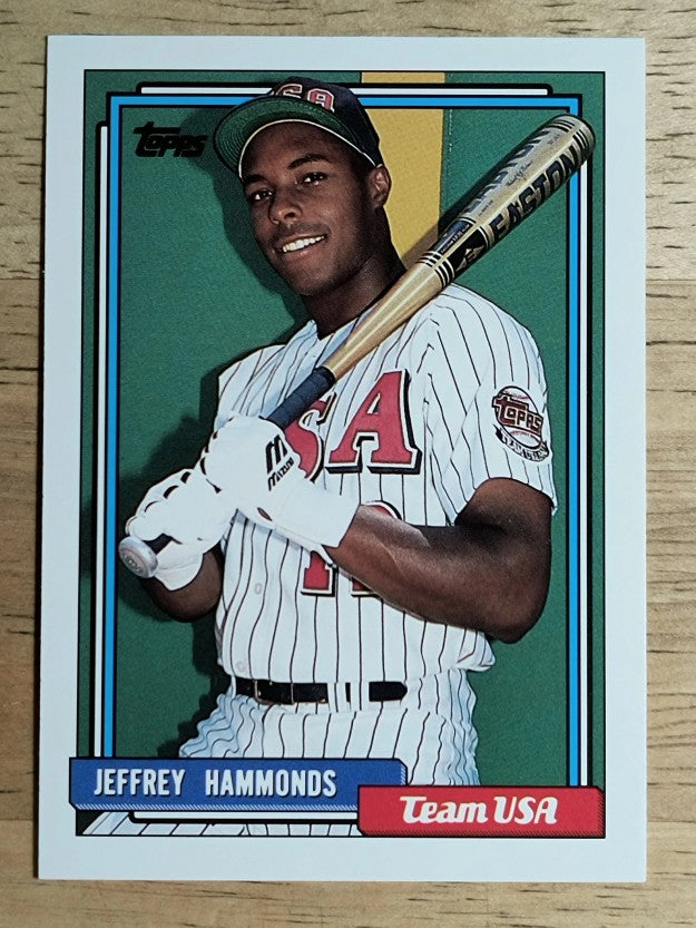 1992 Topps Traded #45T Jeffrey Hammonds USA
