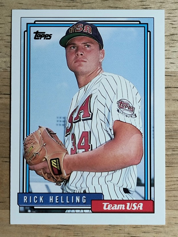 1992 Topps Traded #48T Rick Helling USA