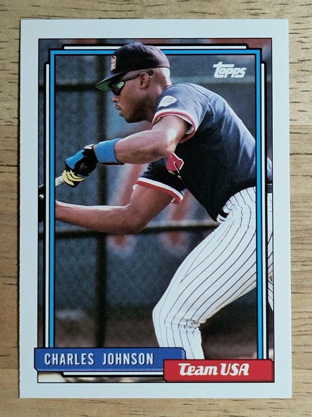 1992 Topps Traded #56T Charles Johnson USA