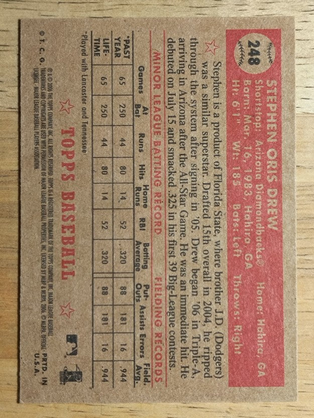 2006 Topps '52 #248 Stephen Drew