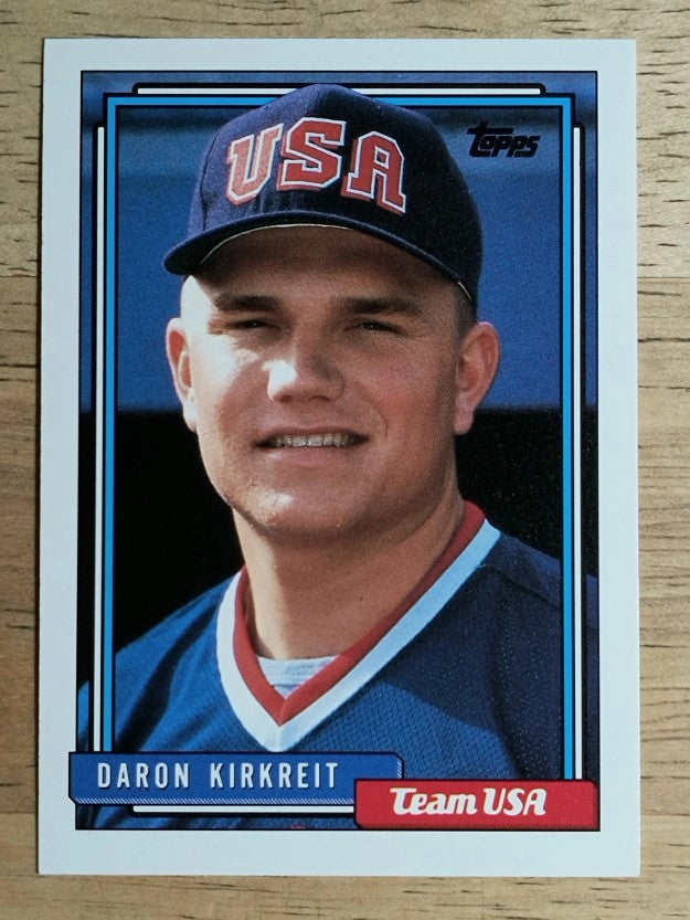 1992 Topps Traded #60T Daron Kirkreit USA RC