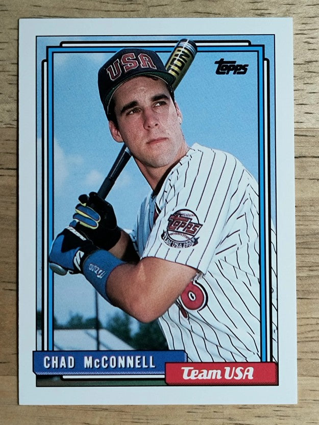 1992 Topps Traded #70T Chad McConnell USA RC