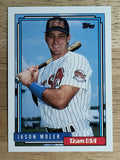 1992 Topps Traded #75T Jason Moler USA RC