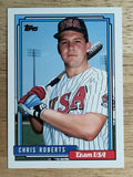 1992 Topps Traded #93T Chris Roberts USA